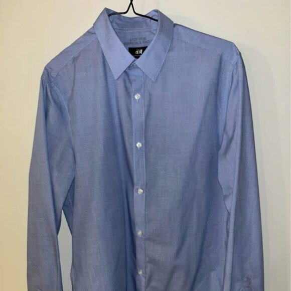 H&M Men shirt - Blue - Picture 1 of 3
